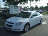 2010 Summit White Chevrolet Malibu LT Sedan #31204121