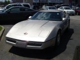 1986 Silver Beige Chevrolet Corvette Coupe #31256340