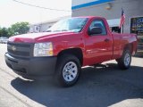 2010 Victory Red Chevrolet Silverado 1500 Regular Cab 4x4 #31331676