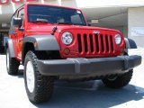 2008 Flame Red Jeep Wrangler X 4x4 #31392125