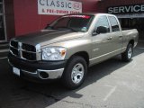 2008 Light Khaki Metallic Dodge Ram 1500 SXT Quad Cab #31419989