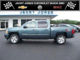 2010 Blue Granite Metallic Chevrolet Silverado 1500 LT Crew Cab 4x4 #31426429