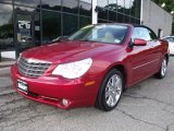 2008 Inferno Red Crystal Pearl Chrysler Sebring Limited Convertible #31426507