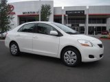 2009 Polar White Toyota Yaris Sedan #31477868