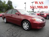 2002 Salsa Red Pearl Toyota Camry XLE #31478110