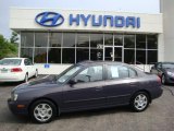 2002 Midnight Gray Hyundai Elantra GLS Sedan #31478151