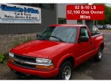 2002 Victory Red Chevrolet S10 LS Regular Cab #31478184