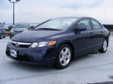 2008 Royal Blue Pearl Honda Civic EX Sedan #31536911