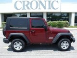 2010 Red Rock Crystal Pearl Jeep Wrangler Sport 4x4 #31536623