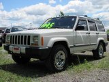 2001 Stone White Jeep Cherokee Sport 4x4 #31537070