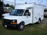 2010 Summit White Chevrolet Express Cutaway 3500 Commercial Utility Van #31584986