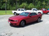 2010 Red Candy Metallic Ford Mustang V6 Premium Convertible #31585401