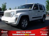 2010 Stone White Jeep Liberty Sport #31585004