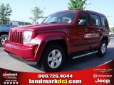 2010 Inferno Red Crystal Pearl Jeep Liberty Sport #31585006