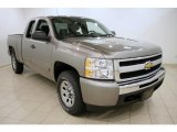 2009 Graystone Metallic Chevrolet Silverado 1500 LT Extended Cab 4x4 #31585431