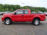 2006 Bright Red Ford F150 STX SuperCab 4x4 #31585492