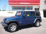 2009 Deep Water Blue Pearl Jeep Wrangler Unlimited X 4x4 #31584907