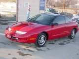 1998 Saturn S Series Bright Red
