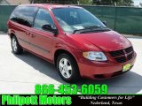 2006 Inferno Red Crystal Pearl Dodge Caravan SXT #31585134