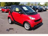 2009 Rally Red Smart fortwo passion cabriolet #31644089