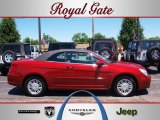 2008 Inferno Red Crystal Pearl Chrysler Sebring Touring Convertible #31643607