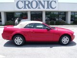 2007 Torch Red Ford Mustang V6 Premium Convertible #31643868