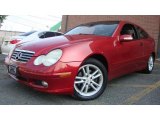 2002 Bordeaux Red Metallic Mercedes-Benz C 230 Kompressor Coupe #31643880