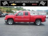2008 Fire Red GMC Sierra 1500 SLE Extended Cab 4x4 #31644188