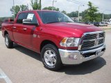 2010 Inferno Red Crystal Pearl Dodge Ram 3500 Big Horn Edition Crew Cab #31643884