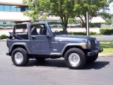 2001 Steel Blue Pearl Jeep Wrangler SE 4x4 #31643951