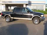 2001 Black Ford F150 Lariat SuperCrew 4x4 #31644007