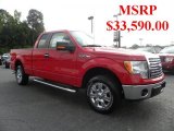 2010 Vermillion Red Ford F150 XLT SuperCab #31712374