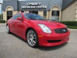 2007 Laser Red Infiniti G 35 Coupe #31740508
