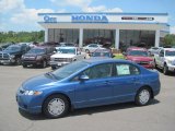 2010 Atomic Blue Metallic Honda Civic Hybrid Sedan #31743434