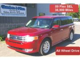 2009 Redfire Metallic Ford Flex SEL AWD #31743262