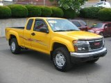 2006 Flame Yellow GMC Canyon SLE Extended Cab 4x4 #31743127