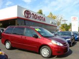 2007 Salsa Red Pearl Toyota Sienna LE #3172378