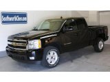 2010 Black Chevrolet Silverado 1500 LTZ Extended Cab 4x4 #31791625