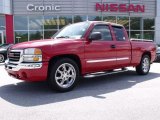 2004 Fire Red GMC Sierra 1500 SLE Extended Cab #31791398