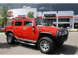 2004 Victory Red Hummer H2 SUV #31791054