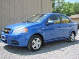 2007 Bright Blue Chevrolet Aveo LS Sedan #31791805