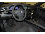 2011 BMW 7 Series Alpina B7 LWB Black Nappa Leather Interior