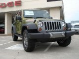2010 Rescue Green Metallic Jeep Wrangler Unlimited Mountain Edition 4x4 #31900855
