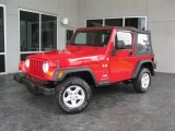 2006 Flame Red Jeep Wrangler X 4x4 #31850834