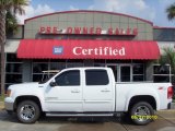 2008 Summit White GMC Sierra 1500 SLT Crew Cab 4x4 #31850905