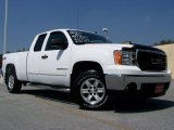 2008 Summit White GMC Sierra 1500 SLE Extended Cab 4x4 #31963828