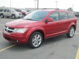 2010 Inferno Red Crystal Pearl Coat Dodge Journey SXT #31964228