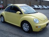 2003 Sunflower Yellow Volkswagen New Beetle GL Coupe #31964270