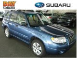 2008 Newport Blue Pearl Subaru Forester 2.5 X #32025330