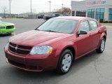 2010 Inferno Red Crystal Pearl Dodge Avenger SXT #32025463